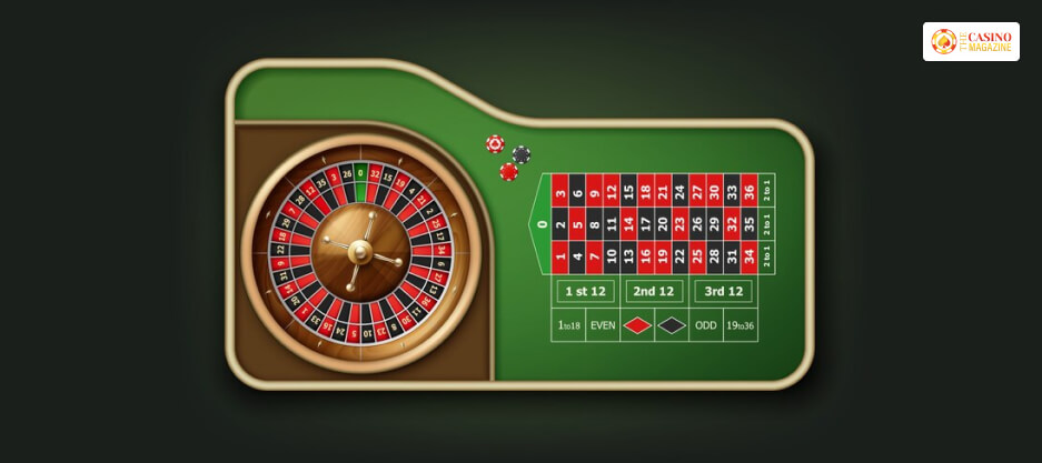 Roulette table game 
