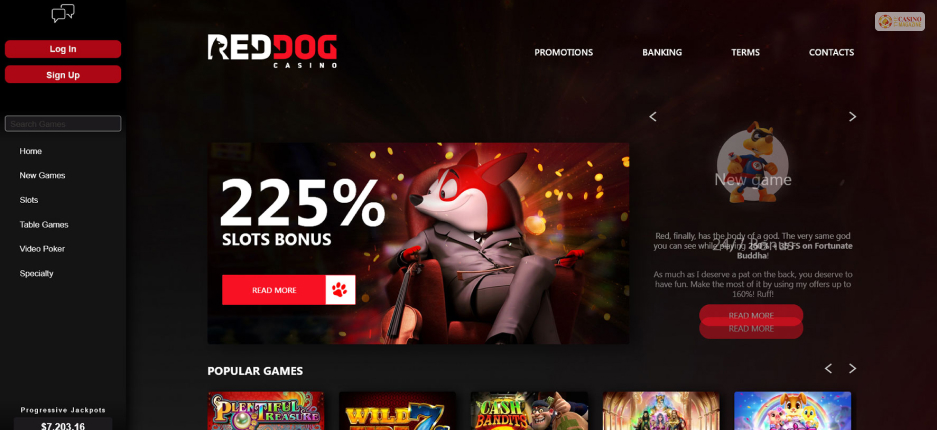 Red Dog Casino: Bonus Dan Promosi