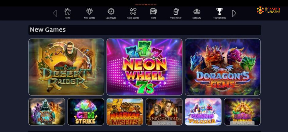 Available Games On Highway Casino